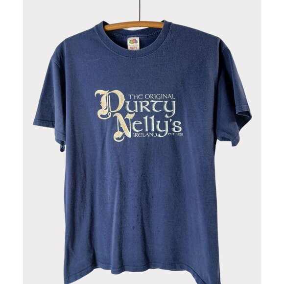 Fruit of the Loom Other - Fruit Of The Loom Original Durty Nellys Ireland Navy Blue T Shirt Size L Tee Pub